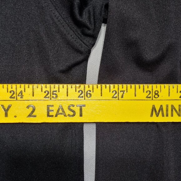 Easton active wear long sleeve shirt men's size XL black with white logo - Picture 8 of 11